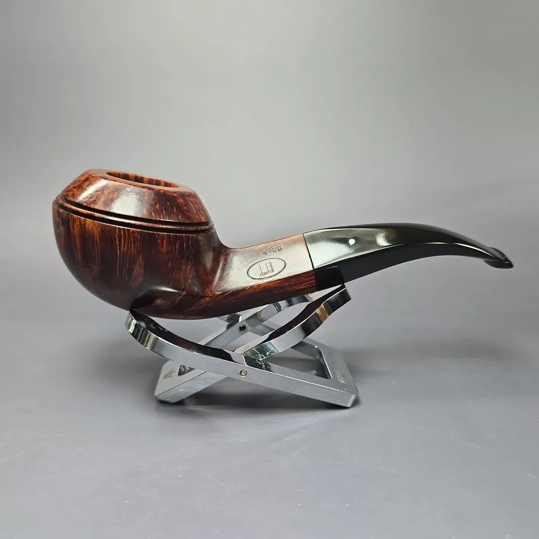 Dunhill 2004 Amber Root 4108 Bent Bulldog Estate Briar Pipe, Unsmoked - Image 2