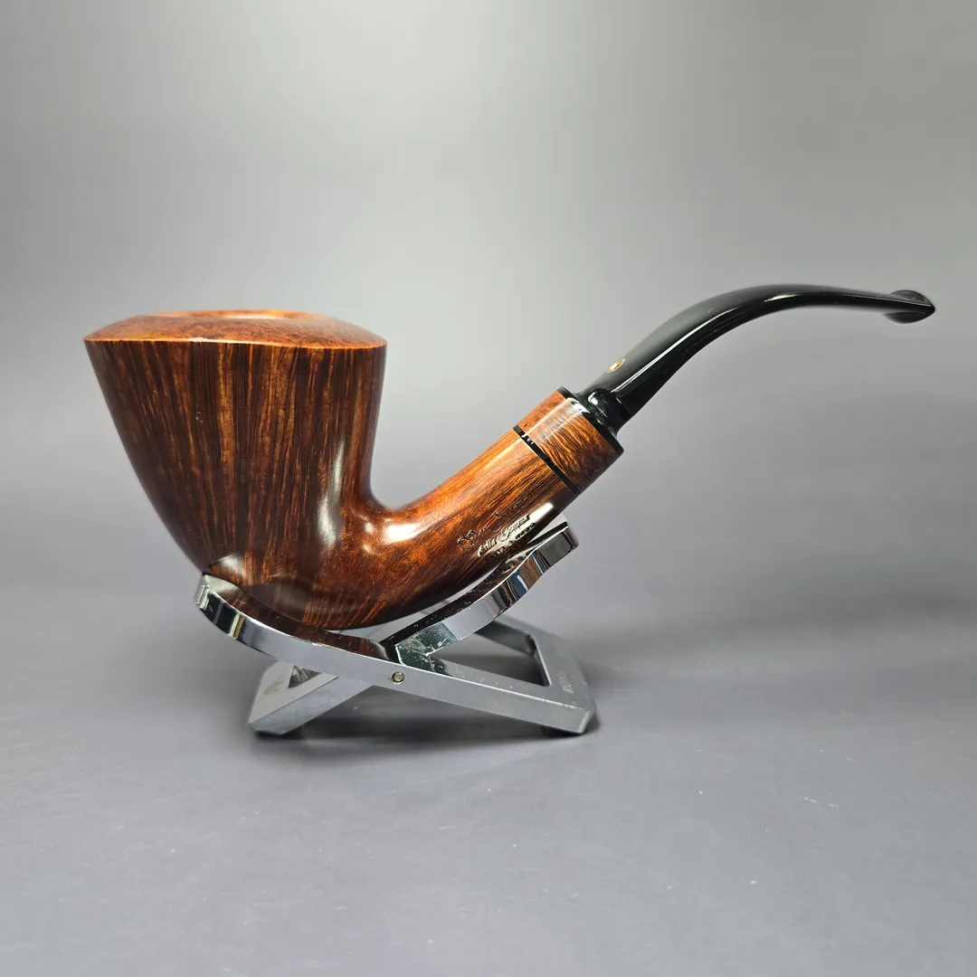 Ser Jacopo Gem Series Granato Smooth Dublin Estate Briar Pipe, Unsmoked - Image 2