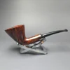 Herriot Pipes Smooth Asymmetrical Dublin Handmade Briar Pipe, New - Image 2