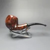 Herriot Pipes Smooth Asymmetric Apple Handmade Briar Pipe, New - Image 2