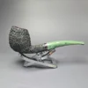 Herriot Pipes Partially Rusticated Egg Handmade Briar Pipe, New - Image 2