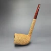 Pipe Tristan Natural Granite XL Rusticated Liverpool Handmade Briar Pipe, New - Image 2