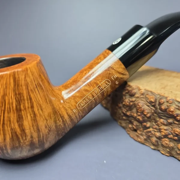 James Upshall P Grade Group 6 Smooth Apple Estate Briar Pipe, Unsmoked - Image 2