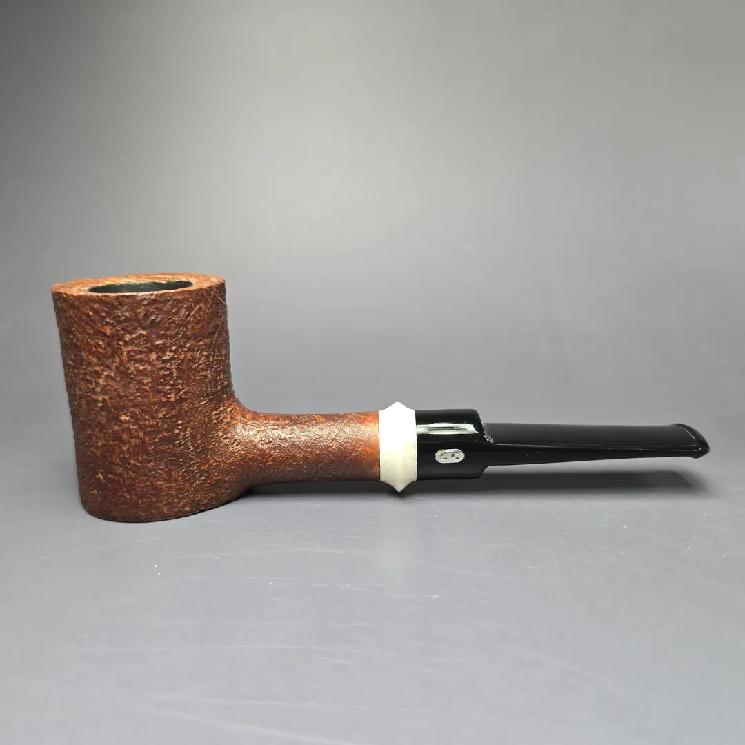 Chacom Pirate 155 Sandblasted Poker Sitter Estate Briar Pipe, Unsmoked, 9mm - Image 2