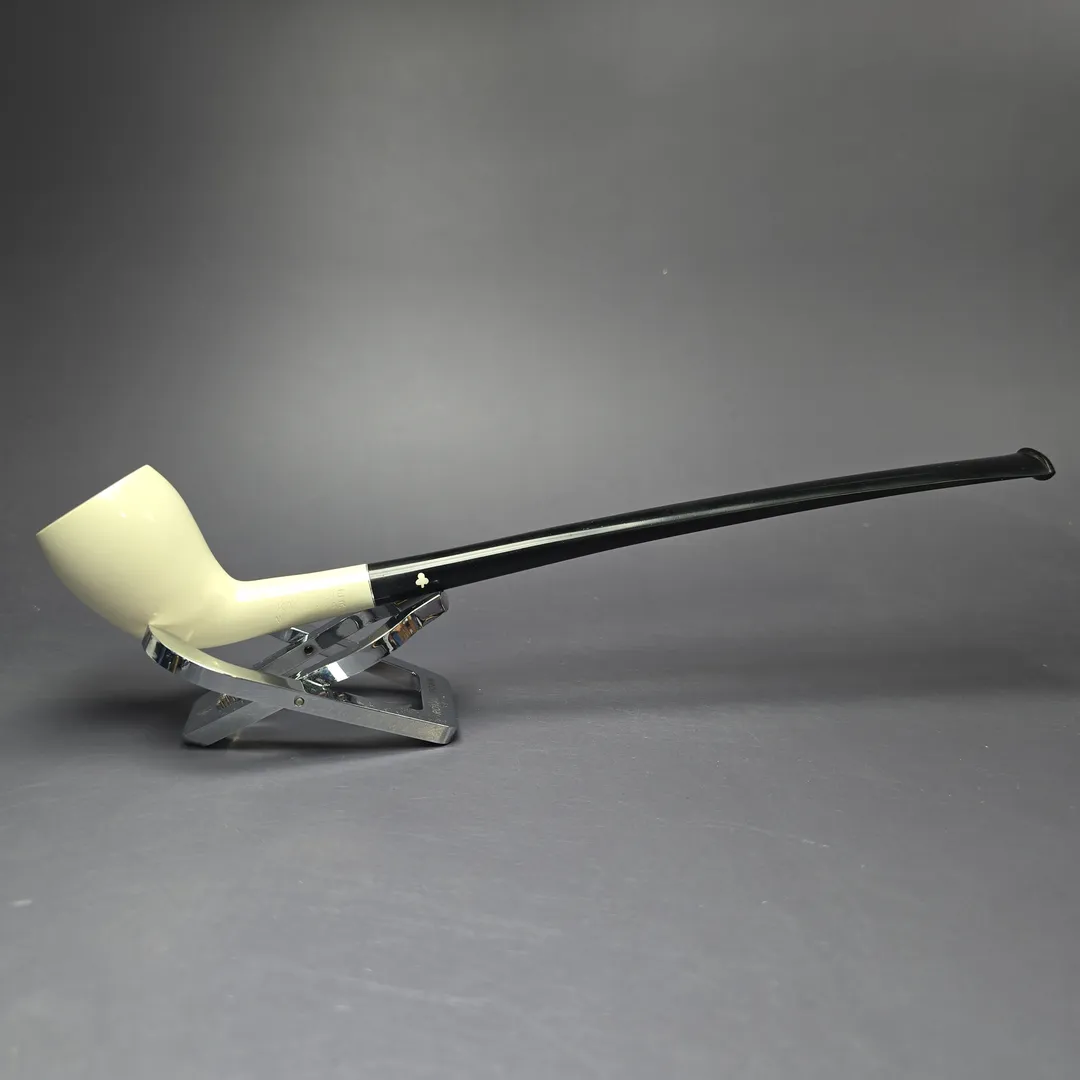 Kaywoodie c.1950s White Briar Prototype 26 Smooth Churchwarden Estate Briar Pipe, Unsmoked - Image 2