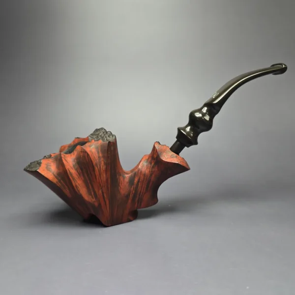 Preben Holm Fancy Matt (C5) XL Smooth Freehand Sitter Estate Briar Pipe, Unsmoked - Image 3