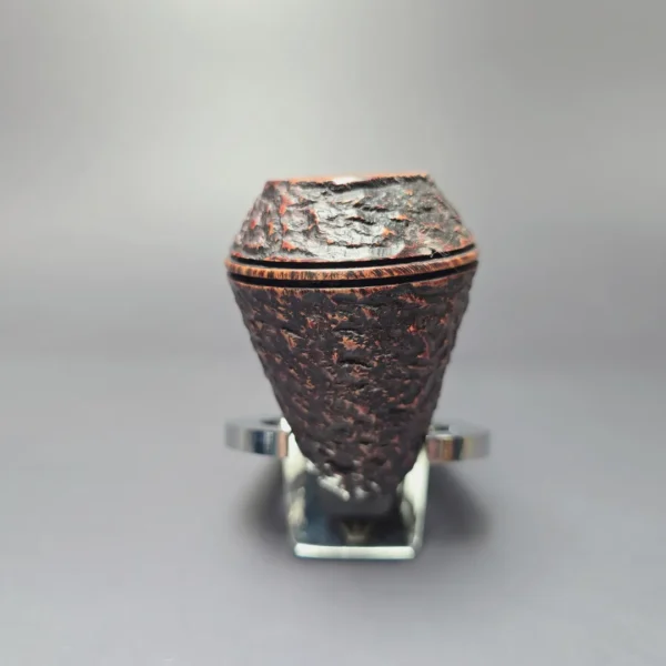 Peterson Kinsale XL26 Rusticated Stack Bulldog Estate Briar Pipe, Irish Estates - Image 3