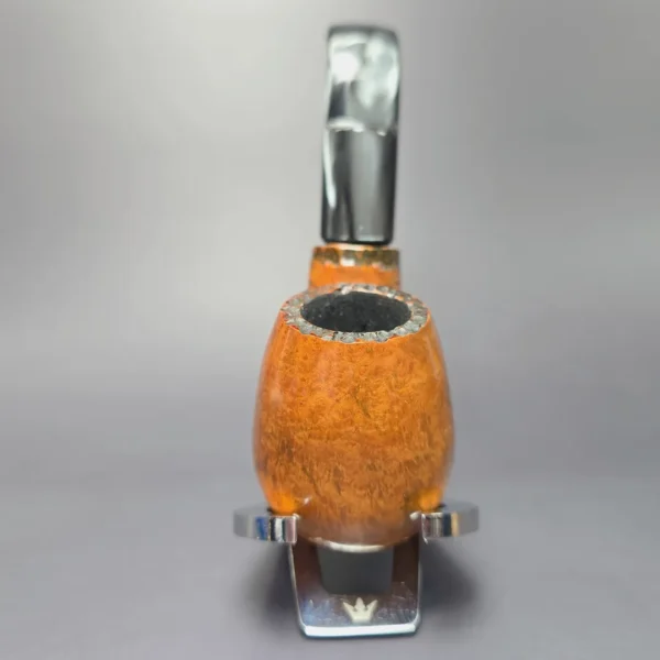 JM Boswell 2012 Spot Carved Oom Paul Estate Briar Pipe, American Estates - Image 3