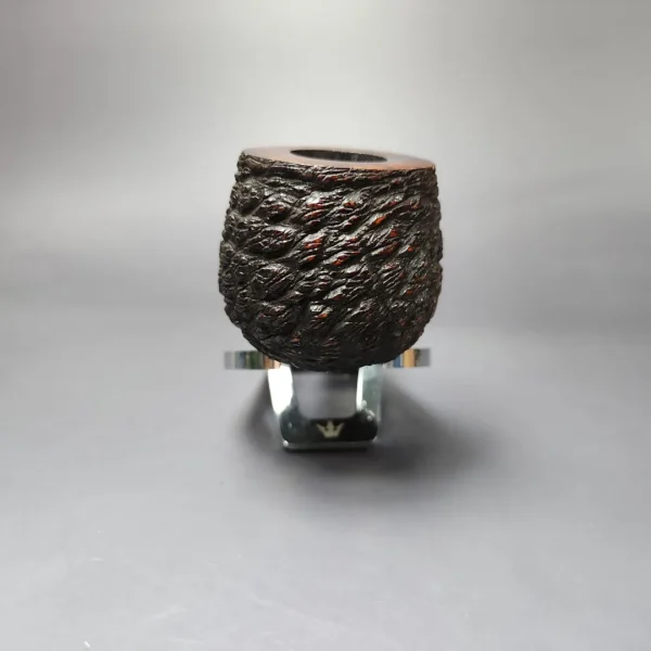 4th Generation (by Ascorti) Forza Grappa 1931 Rusticated Apple Estate Briar Pipe, Unsmoked - Image 3