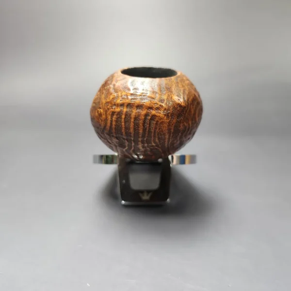 Chacom Oscar by Tom Eltang Sandblasted Apple Estate Briar Pipe, Unsmoked - Image 3