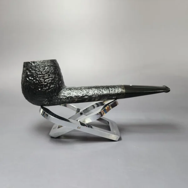 Caminetto Sandblasted Oval Shank Apple Estate Briar Pipe, Italian Estates - Image 3