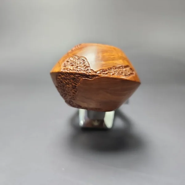 Edward's Spot Carved Squat Rhodesian Estate Briar Pipe, American Estates - Image 3