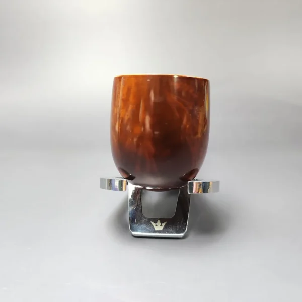 Sasieni 4 Dot Walnut 55 Smooth Bent Pot Estate Briar Pipe, English Estates - Image 3