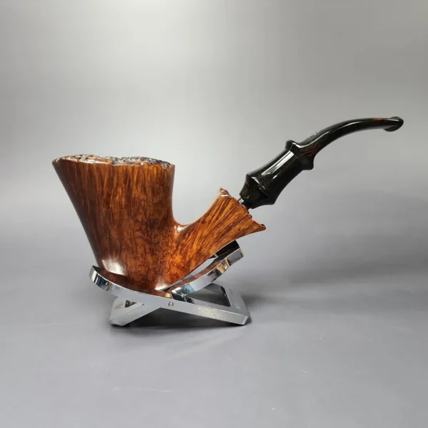 Preben Holm Rungsted Norseman XL Smooth Freehand Estate Briar Pipe, Unsmoked - Image 3