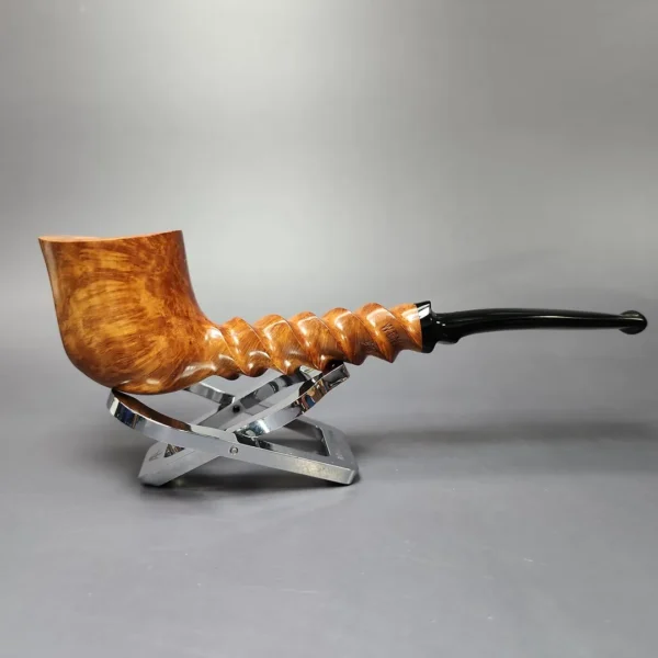 Preben Holm Wengholt Collector 400 Smooth Spiral Billiard Estate Briar Pipe, Unsmoked - Image 3