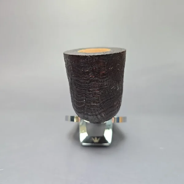 BST (Todd Bannard) 1 Foot Grade Large Sandblasted Dublin w/ Antler Estate Briar Pipe, Unsmoked - Image 3