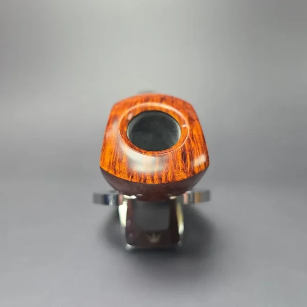 Emilano Smooth Olifant Horn w/ Fossilized Mammoth Ivory Handmade Briar Pipe, New - Image 4