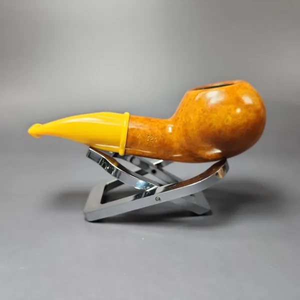 Savinelli Mini Yellow 321 Smooth Author Estate Briar Pipe, Unsmoked, 6mm - Image 4