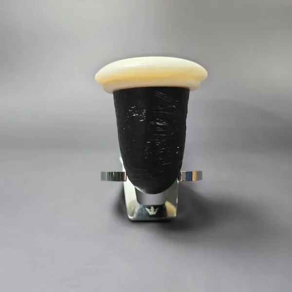 Butz Choquin Calabash Sandblasted w/Acrylic Estate Briar Pipe, Unsmoked, 9mm - Image 3