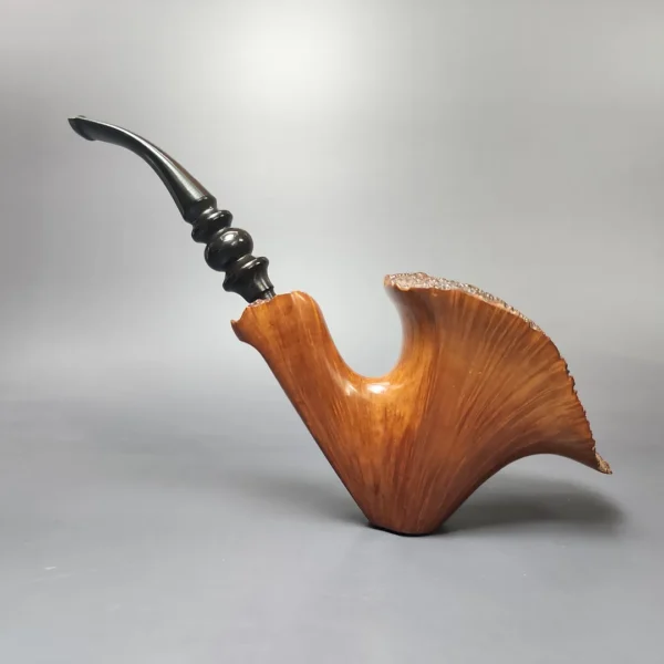 CW Gray 81 XL Smooth Freehand Sitter Estate Briar Pipe, Unsmoked - Image 4