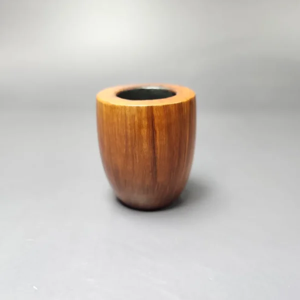 Unknown Smooth Pot Sitter Estate Briar Pipe, Other Estates - Image 3