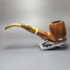 Edward's Smooth Bent Billiard Estate Briar Pipe, American Estates - Image 4