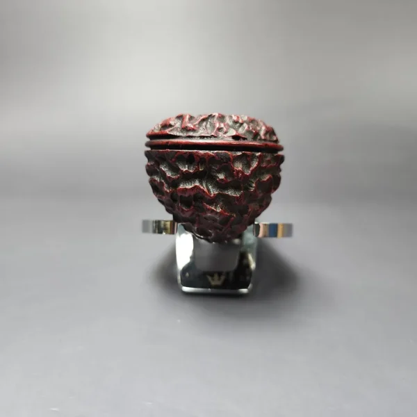 Jobey Perlato 200 Rusticated Bulldog Estate Briar Pipe, American Estates - Image 3