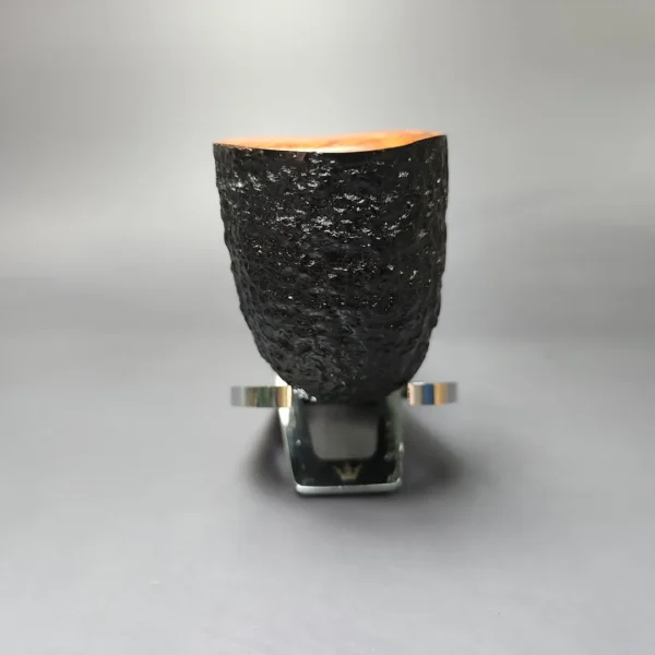 Armellini Botero Reverse Calabash Rusticated Dublin Estate Briar Pipe, Unsmoked - Image 3