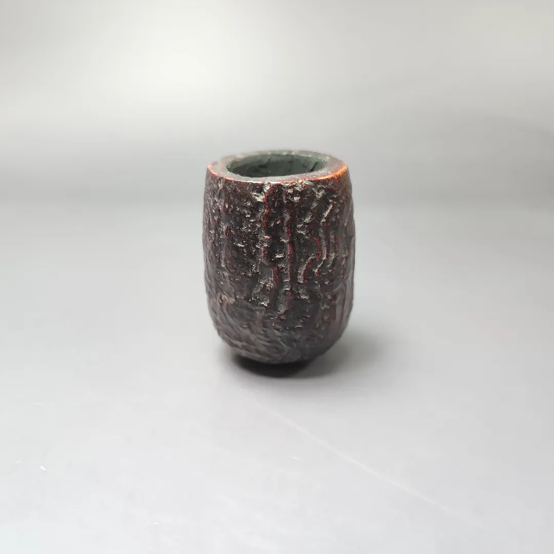 Dunhill 1978 Shell Briar 61091 Sandblasted Canadian Estate Briar Pipe, English Estates - Image 3