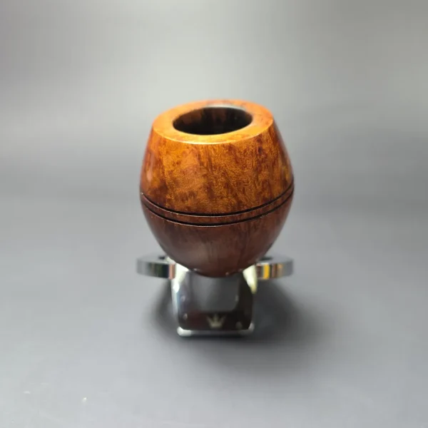 Elwood (Ferndown) Smooth Bulldog w/ Silver Estate Briar Pipe, English Estates, 9mm - Image 3