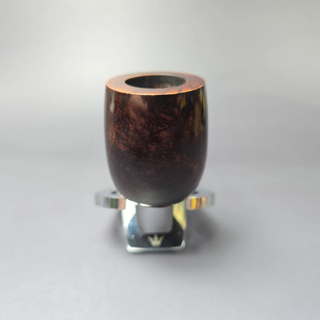 Elwood (Ferndown) Smooth Billiard w/ Silver Estate Briar Pipe, English Estates, 9mm - Image 3