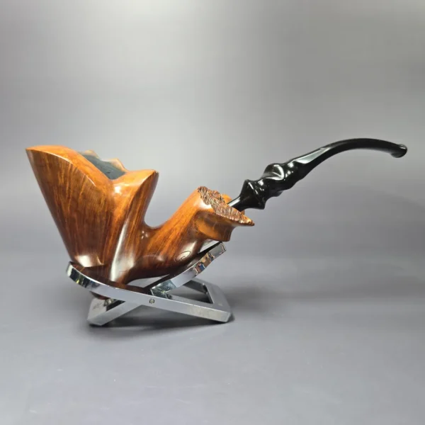 Preben Holm Private Collection (C) Smooth XL Freehand Estate Briar Pipe, Unsmoked - Image 3