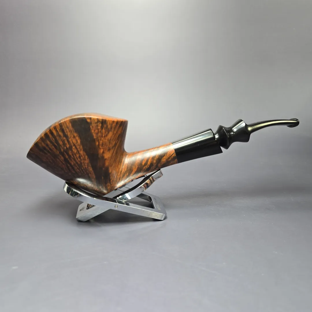 Preben Holm XXL Smooth Freehand w/ Ebonite Estate Briar Pipe, Unsmoked - Image 3