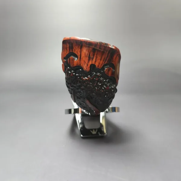 Nording Moss Partially Rusticated Freehand Estate Briar Pipe, Unsmoked - Image 3