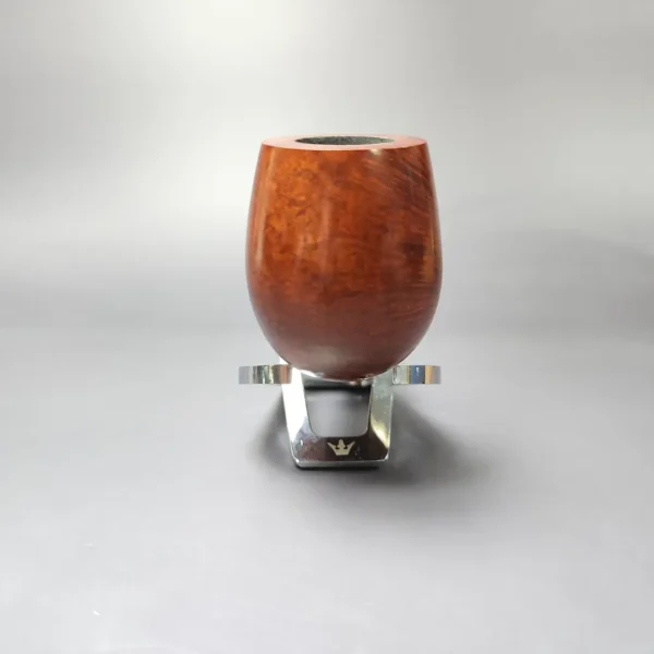 Vauen 3211 Smooth Billiard w/ Brass Estate Briar Pipe, Unsmoked, 9mm - Image 3