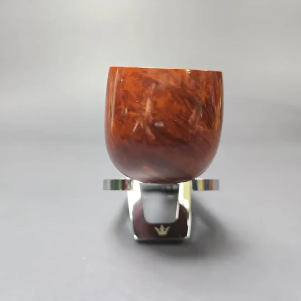 Vauen 3314 Smooth Pot w/ Brass Estate Briar Pipe, Unsmoked, 9mm - Image 3