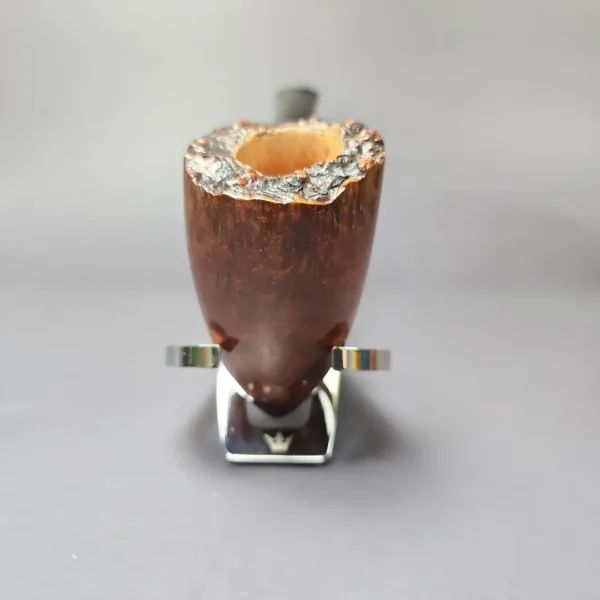 James Upshall A Grade ExL Smooth Stacked Pickaxe Estate Briar Pipe, Unsmoked - Image 4