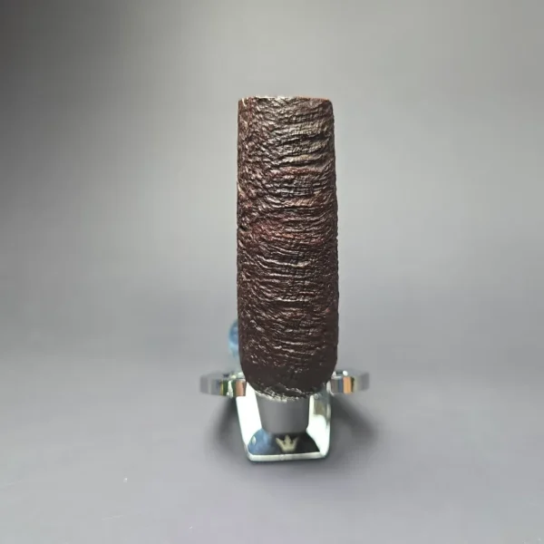 Pipe Dan Dan Shape Chimney 98 Sandblasted Stack Estate Briar Pipe, Danish Estates - Image 3