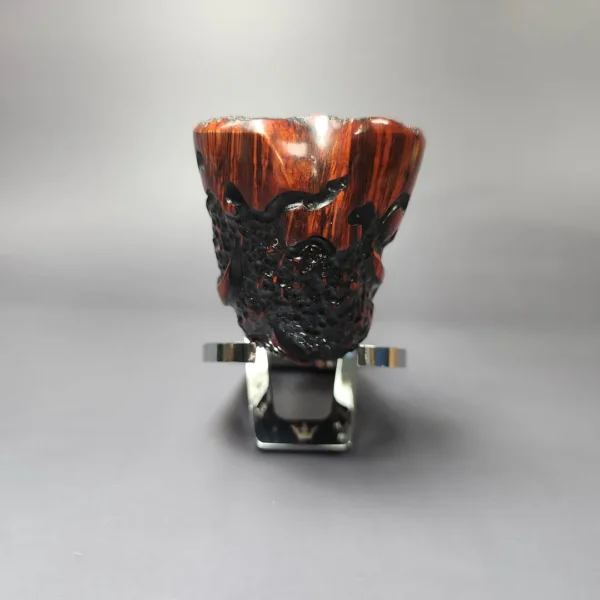 Nording Moss Partially Rusticated Freehand Estate Briar Pipe, Unsmoked - Image 3