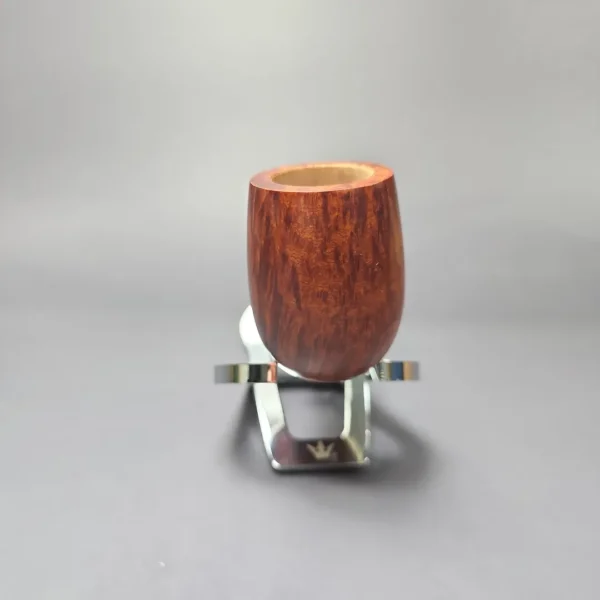 BST (Todd Bannard) One Foot Grade Smooth Billiard w/ Horn Estate Briar Pipe, Unsmoked - Image 3