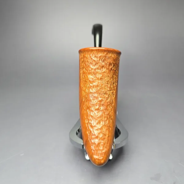 Ed Burak Connoisseur Magnum Partially Rusticated Cavalier Estate Briar Pipe, Unsmoked - Image 3