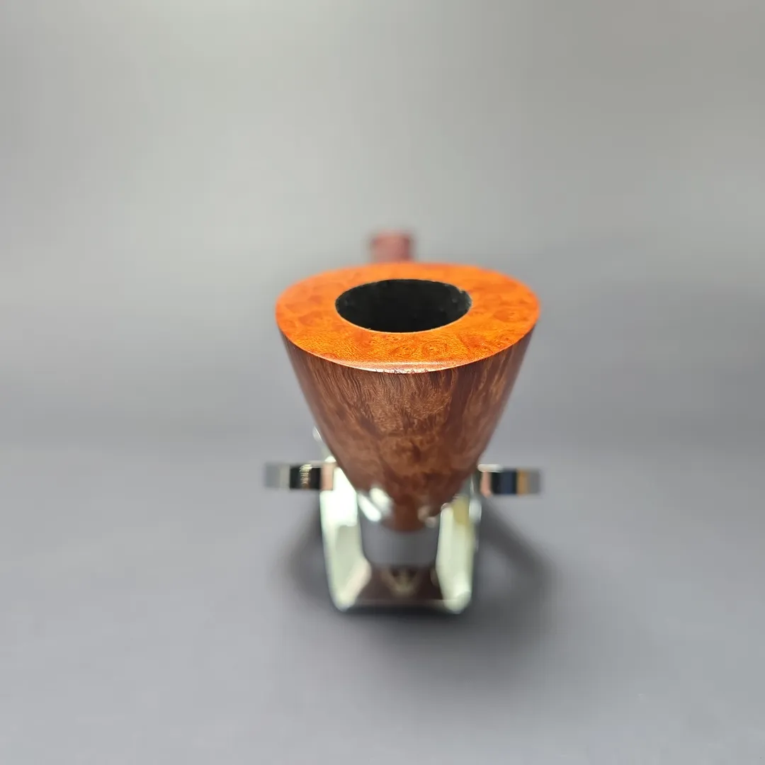 Bruno Nuttens Hand Made Smooth Twiggy Dublin w/ Cumberland Handmade Briar Pipe, New - Image 3