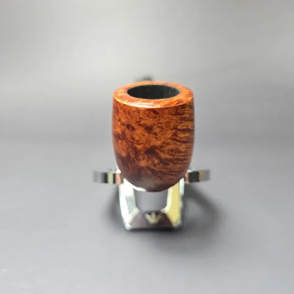 Bruno Nuttens Mini Bing B3 Smooth Billiard w/ Silver Briar Pipe, New - Image 3