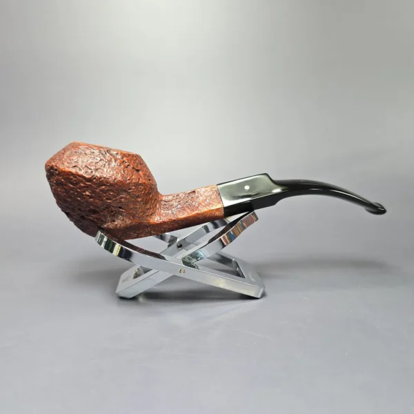 Dunhill 1969 Tanshell 6P Sandblasted Bulldog Estate Briar Pipe, English Estates - Image 3