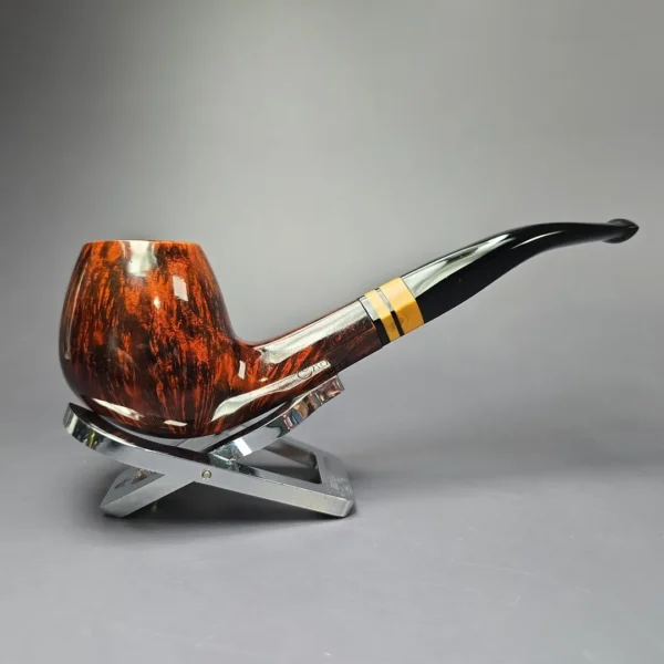 Chacom Pipe of the Year 1999 Smooth Hex Shank Apple Estate Briar Pipe, Unsmoked, 9mm - Image 3