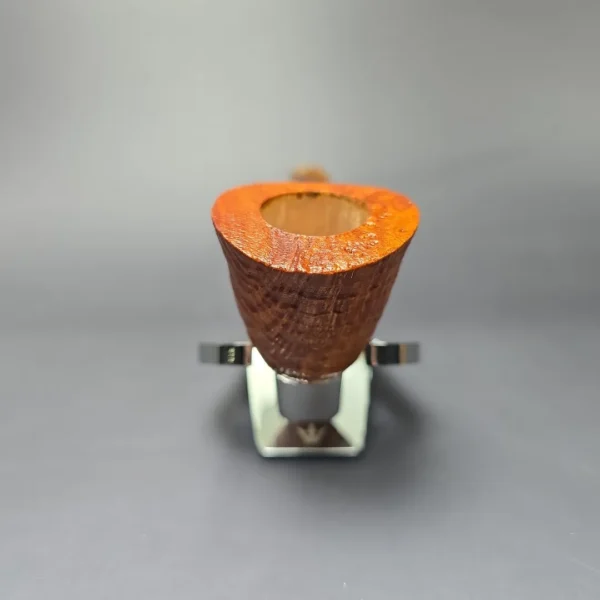 Wolff Pipes "Icarus" Sandblasted Dublin Handmade Strawberry Briar Pipe, New - Image 3