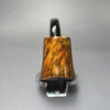 C-Pipe Smooth Golden Contrast Volcano Handmade Briar Pipe, New - Image 3