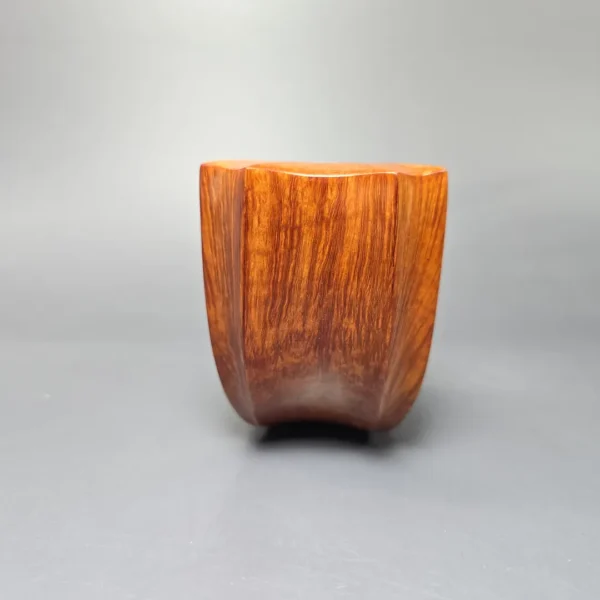 Baldo Baldi Smooth Fluted Dublin Sitter Estate Briar Pipe, Unsmoked - Image 3