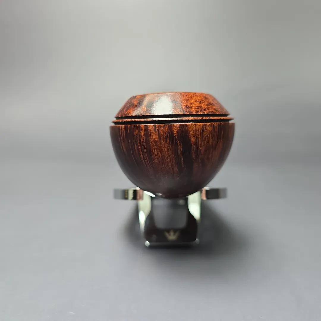 Dunhill 2004 Amber Root 4108 Bent Bulldog Estate Briar Pipe, Unsmoked - Image 3