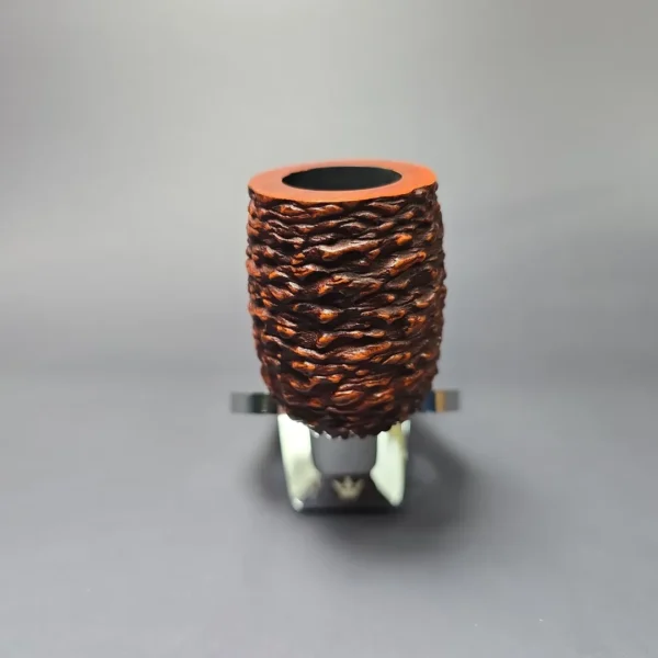 Aldo Velani Classica Brut 200 Rusticated Lovat Estate Briar Pipe, Unsmoked - Image 3